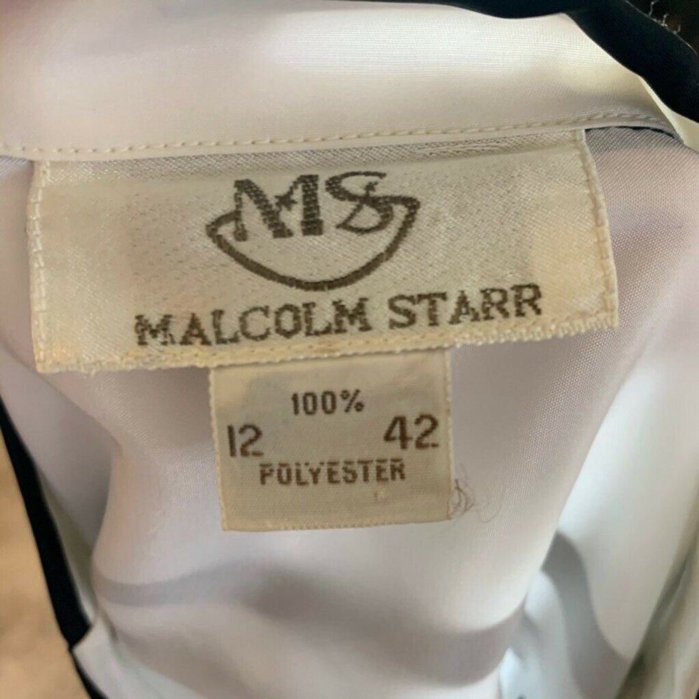 Malcolm Starr Vintage Button Up Shirt Stripe 12 - Picture 7 of 8